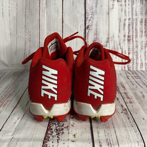 Nike Red Fast Flex Men Cleats Sz 8 - Picture 3 of 8